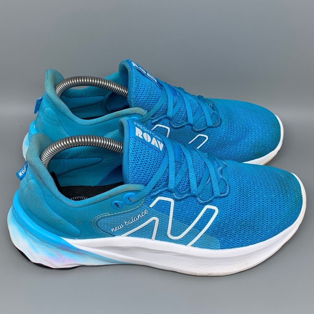 New Balance Fresh Foam Roav Blue Running‎ Shoes WROAVJS2 Women's Sz 8.5